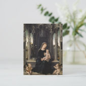 Jungfrau mit Kind und Musik Angelo Delea Ristorant Postkarte (Stehend Vorderseite)