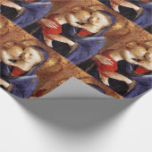 JUNGFRAU MIT KINDER Weihnachten Geschenkpapier (Ecke)