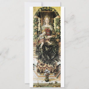 JUNGFRAU MIT KINDER Weihnachtsfeiertag Party Progr Einladung