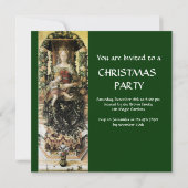 JUNGFRAU MIT KINDERGrün Einladung (Rückseite)