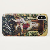 JUNGFRAU MIT KINDERMonogramm Case-Mate iPhone Hülle (Rückseite (Horizontal))