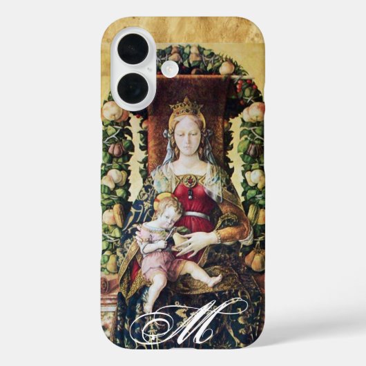 JUNGFRAU MIT KINDERMonogramm Case-Mate iPhone Hülle (Rückseite)