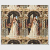 JUNGFRAU MIT KINDERN, MUSIKELN CHRISTMAS GESCHENKPAPIER (Flach)