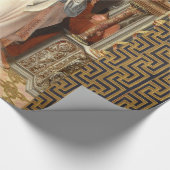 JUNGFRAU MIT KINDERN, MUSIKELN CHRISTMAS GESCHENKPAPIER (Ecke)