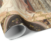 JUNGFRAU MIT KINDERN, MUSIKELN CHRISTMAS GESCHENKPAPIER (Rolleneckpunkt)