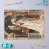 JUNGFRAU MIT KINDERN, MUSIKELN CHRISTMAS SEIDENPAPIER (Basteln)