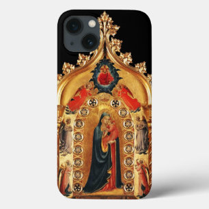 Jungfrau MIT KINDERN UND ANGELN GOLD SACRED ART IC Case-Mate iPhone Hülle
