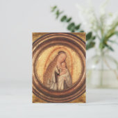 JUNGFRAU MIT KINDERPergament Postkarte (Stehend Vorderseite)