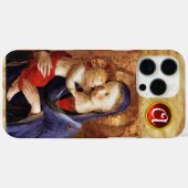 JUNGFRAU MIT KINDERRed Ruby Monogramm Case-Mate iPhone Hülle (Rückseite (Horizontal))