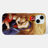 JUNGFRAU MIT KINDERRed Ruby Monogramm Case-Mate iPhone Hülle (Rückseite (Horizontal))