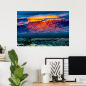 Jungfrau Mountains Sunset Poster (Heimbüro)