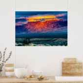 Jungfrau Mountains Sunset Poster (Küche)