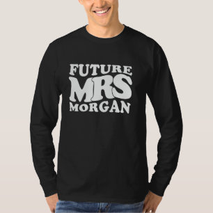 Jungfrau Mrs. Morgan Junggesellinnen-Abschiedspart T-Shirt