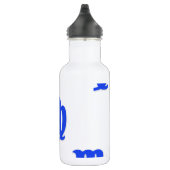 Jungfrau-Muster-Blau Trinkflasche (Rechts)