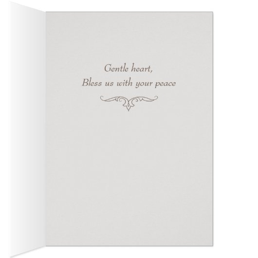 Jungfrau Peace Scipione Pulzone CC0753 Card gesegn (Innen (Rechts))