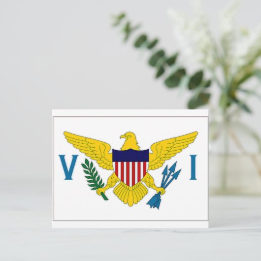 Jungfrau Postkarte (Stehend Vorderseite)