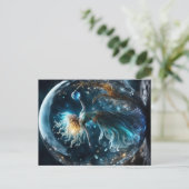 Jungfrau Postkarte (Stehend Vorderseite)