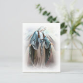 Jungfrau Postkarte (Stehend Vorderseite)