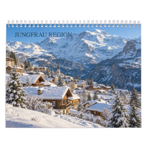 Jungfrau Region Schweiz Alpenlandschaft Kalender