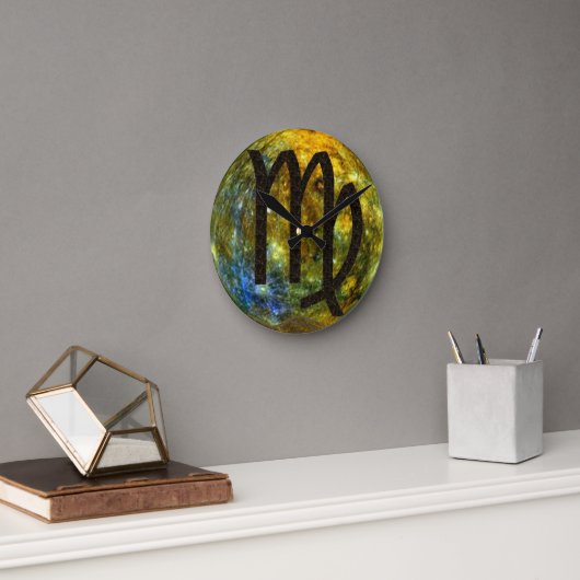 Jungfrau Runde Wanduhr (Büro)