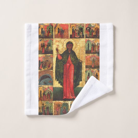 Jungfrau Saint Anastasia und Märtyrer Badhandtuch Set (Waschlappen)