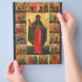 Jungfrau Saint Anastasia und Märtyrer Flyer (Hand)