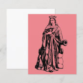 Jungfrau Saint Barbara und Märtyrer (Vorne/Hinten)