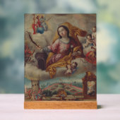 Jungfrau Saint Barbara und Märtyrer Acrylschild (Neutral)