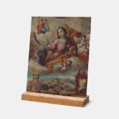 Jungfrau Saint Barbara und Märtyrer Acrylschild (Winkel)