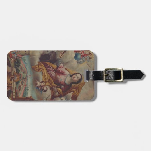 Jungfrau Saint Barbara und Märtyrer Gepäckanhänger (Vorderseite horizontal)