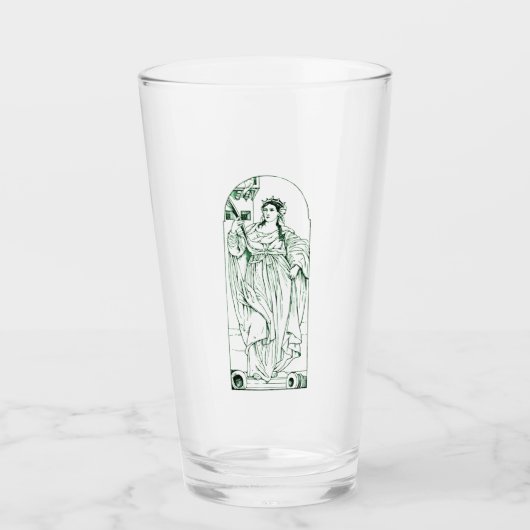 Jungfrau Saint Barbara und Märtyrer Glas (Vorderseite)