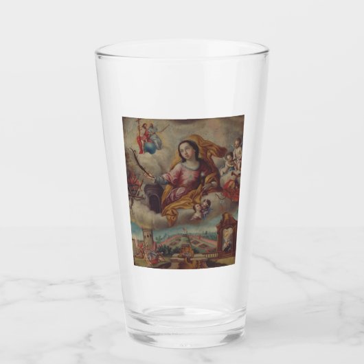 Jungfrau Saint Barbara und Märtyrer Glas (Vorderseite)