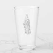 Jungfrau Saint Barbara und Märtyrer Glas (Rückseite)