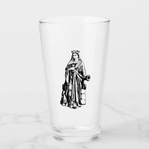 Jungfrau Saint Barbara und Märtyrer Glas