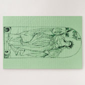 Jungfrau Saint Barbara und Märtyrer Puzzle (Horizontal)