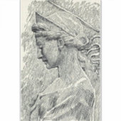 Jungfrau Saint Cecilia und Märtyrer Aufkleber (Vorderseite)