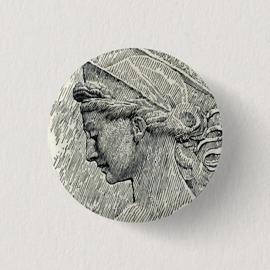 Jungfrau Saint Cecilia und Märtyrer Button (Vorderseite)