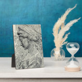 Jungfrau Saint Cecilia und Märtyrer Fotoplatte (Seite)