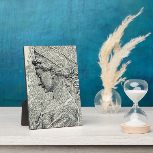 Jungfrau Saint Cecilia und Märtyrer Fotoplatte (Seite)