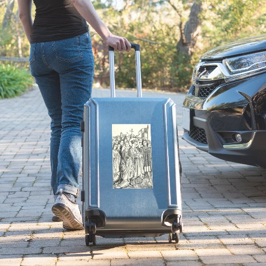 Jungfrau Saint Ursula und Märtyrer Aufkleber (Koffer Insitu)