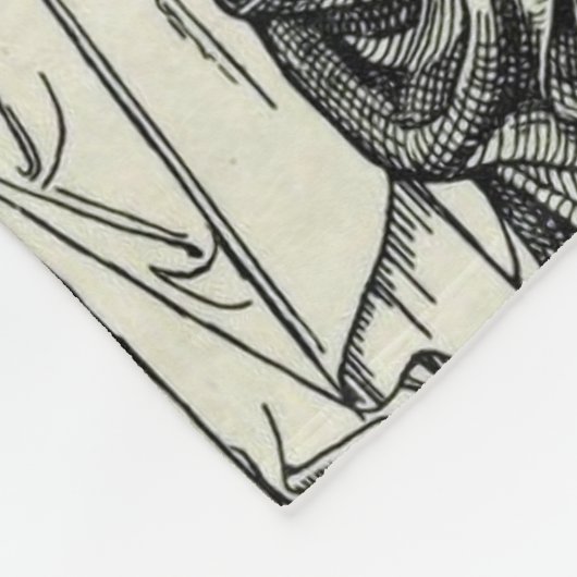 Jungfrau Saint Ursula und Märtyrer Fleecedecke (Ecke)