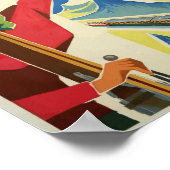 Jungfrau Schweiz Vintage Reise Poster (Ecke)