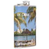 Jungfrau St. Croix Caribbean USVI Tropical Flachmann (Rechts)