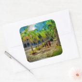 Jungfrau St. Croix Quadratischer Aufkleber (Umschlag)