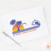 Jungfrau St. Croix Rechteckiger Aufkleber (Umschlag)