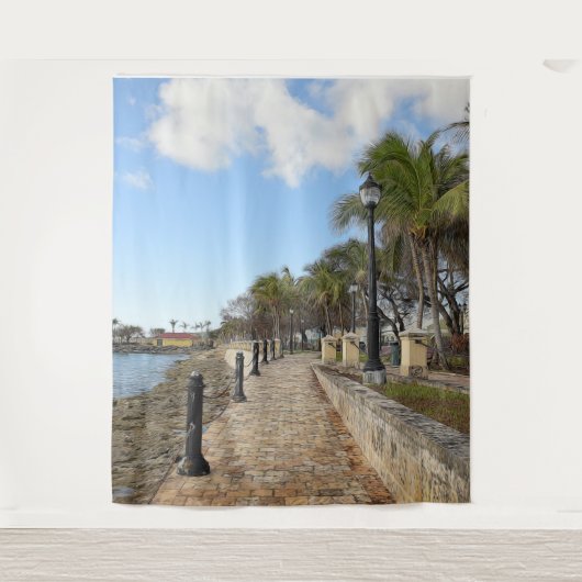 JUNGFRAU St. Croix Topical Wandteppich (Vorderseite)