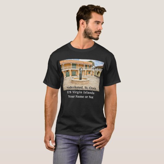 JUNGFRAU St. Croix USVI Frederiksted T-Shirt (Vorne ganz)