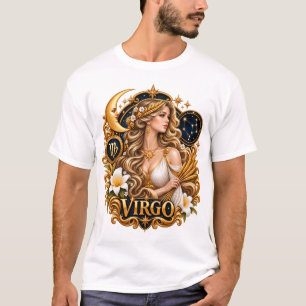 Jungfrau Sternzeichen Astrologie Himmelsjungfrau T-Shirt