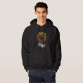 Jungfrau-Sternzeichen bunt 2 Hoodie (Vorne ganz)