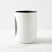 Jungfrau-Sternzeichen Goldenes oval Emblem Tasse | (Zentrum)